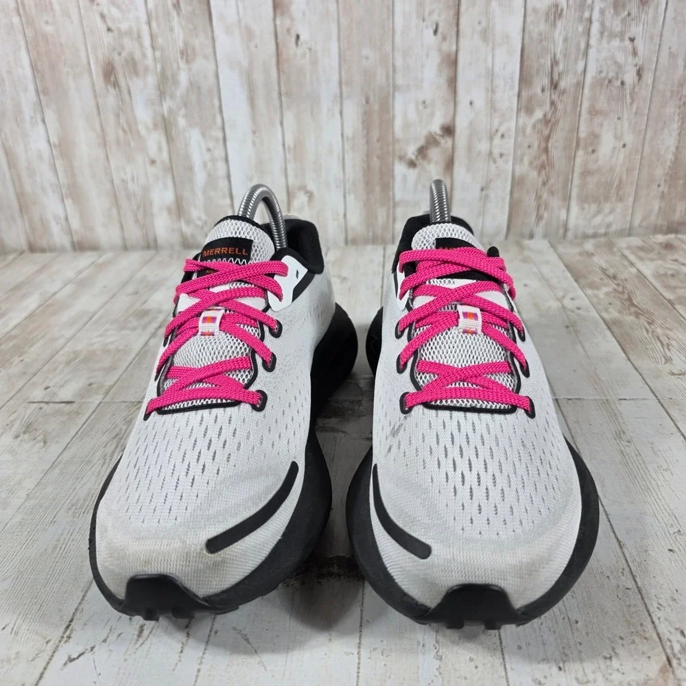 Merrell Antora 3 Womens‎ Trail Running Shoes White Black Pink J068230 Size 7.5